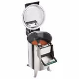 Pelapatate e pelacarote elettrico professionale da banco con timer - 120kg/h - 750W - 230V