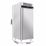 Bakery Freezer Stainless steel PREMIUM - EN 600x400mm - with 1 door