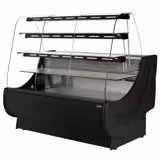 Serve Over Counter - 1600x980mm - with lighting - 3 glass shelves - with cake drawers