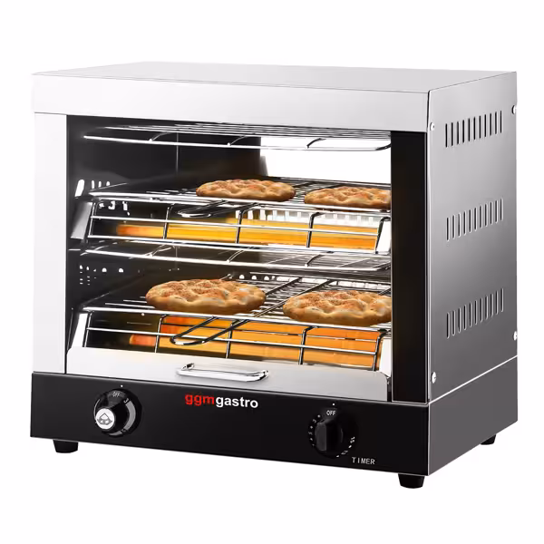 Toaster Grill / Salamander Grill - Infrared - 3.6kW - 230V - 2 Shelves