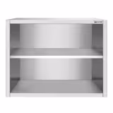 Edelstahl Wandhängeschrank PREMIUM - 800x400mm - ohne Schiebetür - 800mm hoch