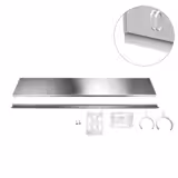 Zócalo embellecedor de acero inoxidable - 600x125mm - 13mm - para la serie ASK, GSK y SSK