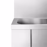 Commercial Hand Wash Sink - Stainless steel - with knee-operated tap