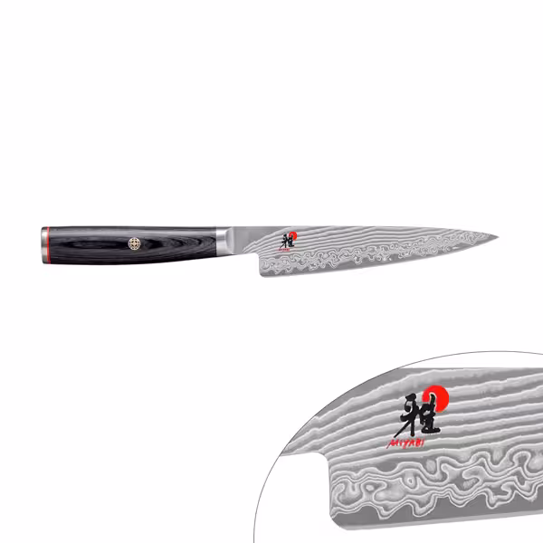 MIYABI | 5000 FC-D Shotoh Paring Knife – 130 mm blade - FC61 steel - 48-layer Damascus