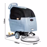 Professionele schrobzuigmachine - Werkprestatie 1.850 m²/u - Accu - incl. lader