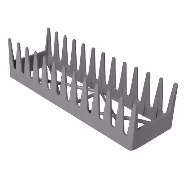 Cadru - Cadru pentru 12 farfurii plate - 195x80 mm - gri - H: 90 mm