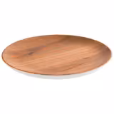 (6 stycken) Tallrikar – CRAZY WOOD – Melamin – Ø 260 mm