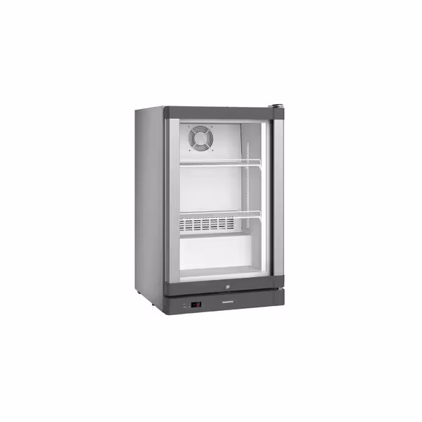 LIEBHERR | Onderbouw vrieskast - 93 liter - met 1 glazen deur - Zilver
