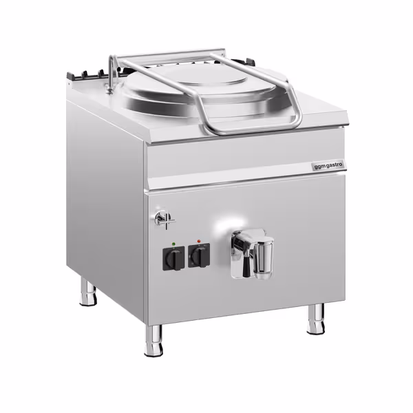 Elektro Kochkessel - 150 Liter - 12 kW - Indirekte Beheizung - mit Wasserzulauf & Ablasshahn
