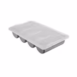 Vassoio portaposate - con 4 scomparti - incl. coperchio - 537x301mm - Altezza: 120mm - polipropilene (PP) - Grigio