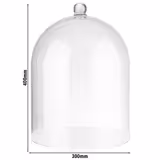 Gıda Saklama Kapağı - Kubbe - Polikarbon - Ø300mm - Yükseklik: 400mm - yuvarlak