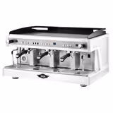 WEGA | Airy – Commercial 3-Group Espresso Machine – 5.6 kW – with 2 Steam Wands & Hot Water – White