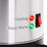 Commercial Coffee Percolator Urn – 7 Litres – with Milk Dispenser (4 Litres) – Drain Tap – Double-Walled