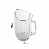 (6 pieces) CAMBRO | Pitcher - 1.8 liters - with handle - transparent - BPA-free