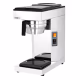 Filterkaffeemaschine - 1,8 Liter - mit 2 Warmhalteplatten & Thermokinetik - inkl. 2 Glaskannen