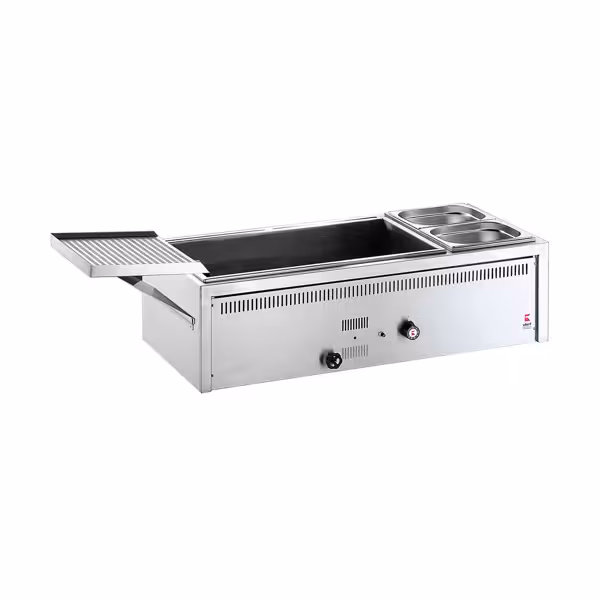 UBERT | Gas Fisch-Frittierofen - 23,75 kW - 1 Ablage