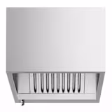 Commercial Wall-Mounted Extractor Hood - 800mm - with Baffle Filters & Lighting