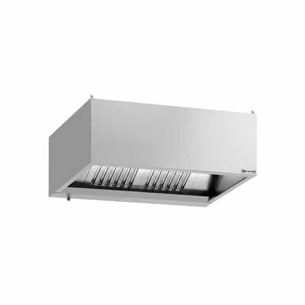 Kastenhaube - 1200mm - mit Filter & Lampe