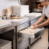 Commercial Dough Ball Storage Cabinet – 5 Drawers – 500 × 700 mm – with Upstand