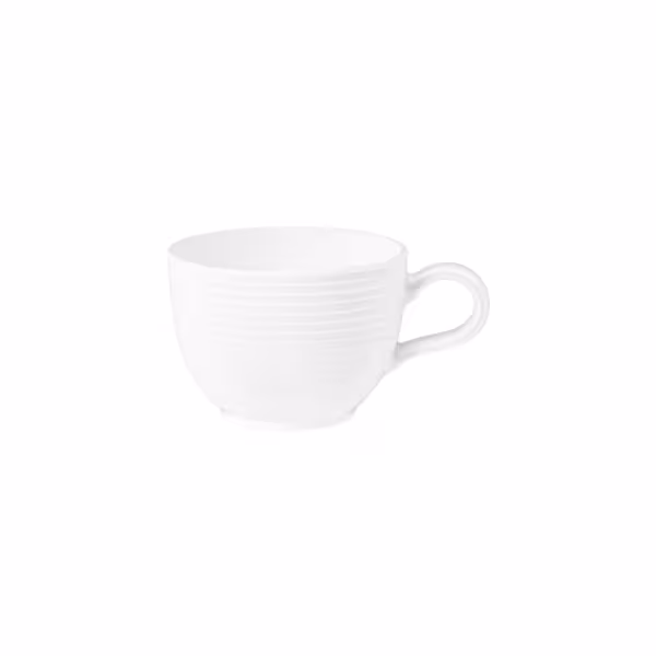 (6 pieces) SELTMANN WEIDEN | Porcelain Coffee Cups Blues – White, Tulip Motif – 180 ml – Dishwasher Safe
