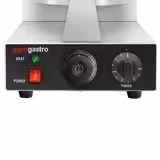 Gofrownica - Pojedyncza - 1,3kW - serduszka - Ø 180mm - płyty z powłoką teflonową