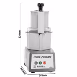 ROBOT COUPE | R 101 XL - Robot da cucina multiuso / affettaverdure / cutter - 1,9 litri - 450 W - 1500 giri/min.