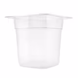 (6 pcs) Polypropylene Container - GN 1/6 - Translucent - 2.2 L - Height: 150 mm