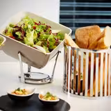 Buffet Display Riser Stand – 140 mm Height - Stainless Steel Finish - 150×150 mm