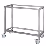 Underframe Stand for Chicken Rotisserie GHKM & EHKM – Open base - Stainless steel - On castors
