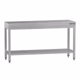 Edelstahl Arbeitstisch ECO - 1600x600mm - mit Grundboden