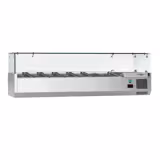 Countertop Prep Well / Refrigerated Topping Unit ECO - 1500x395mm - 6x GN 1/3