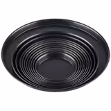 (6 stuks) Pizzaplaat - Blauwstaal - met opstaande rand - Ø360mm - hoogte: 25mm