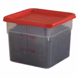 (6 pièces) CAMBRO | CAMSQUARES® – Récipient – 5,7 litres – transparent