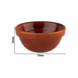 (6 Stück) Dipschälchen - EMMA - Melamin - 60 ml - Ø 75mm - Rot