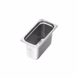 (6 pezzi) Contenitori in acciaio inox GN 1/3 - perforati - altezza: 200mm