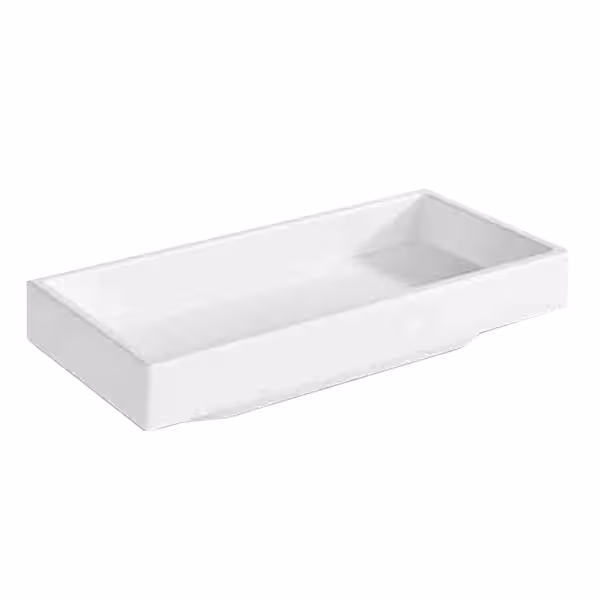 (6 pieces) Square Melamine Buffet Bowls – 155 x 75 x 30 mm - 0.10 L - White