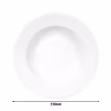 (6 stuks) SELTMANN WEIDEN | Bord - diep - Ø 230mm - Wit/Uni