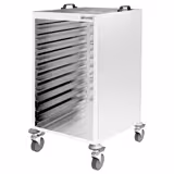 Closed Tray Trolley – 18 Trays - EN 530×370 - 720 kg Load - Removable Top