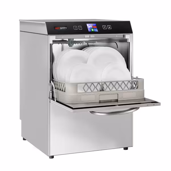 Lave-vaisselle à double paroi - Digital - 3,55 kW - avec pompe à détergent-, à produit de rinçage- & à vidange