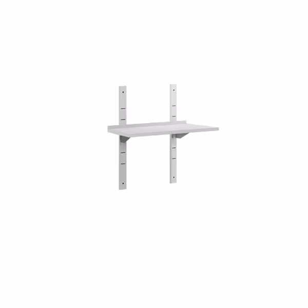 Étagère murale ECO en inox - 600 × 400 mm - avec 1 étage