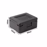 (19 Stück) THERMO FUTURE BOX | Thermobox MINI - 5 Liter - Schwarz