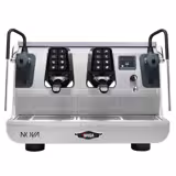 WEGA | Nova Espressomachine / Pistonmachine - 2 groepen - met 2 melkopschuimers & heet water - Touch