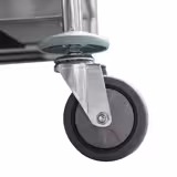 Carrello di servizio - 845x525mm - con 2 ripiani & rinforzo & ruote silenziose