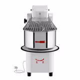 Teigknetmaschine - 22 Liter / 18 kg - 1 Geschwindigkeit - Kessel abnehmbar & Rührwerk aufklappbar - Timerfunktion