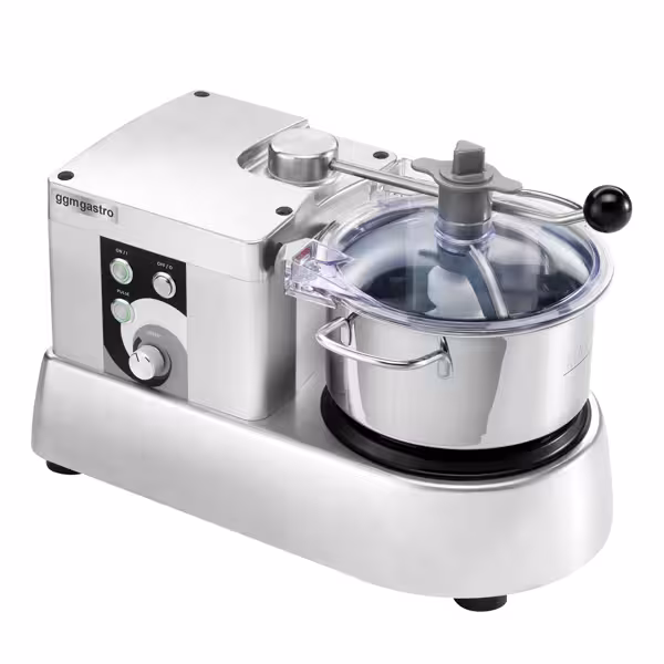 Kuter gastronomiczny do hummusu - 3,3L - 350W - 220V - 600-2800obr/min