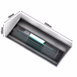 Plasma afzuigkap - 2000mm - 95% luchtzuivering (recirculatie) - met [externe snelheidsregelaar] - inclusief plasmafilter, labyrintfilters en verlichting
