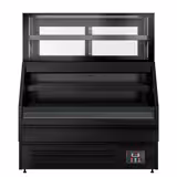 Balcão frigorífico Série Helsinki - 1200x800mm - 199L - portas de vidro - -1 a +7°C