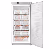 Ipari fagyasztószekrény ECO - 600 liter - 1 ajtós - 11 kosárral - ABS belső burkolat - rozsdamentes acél