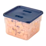 (6 pezzi) CAMBRO | CAMSQUARES® - Contenitore - 11,4 litri - Trasparente