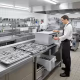 Commercial Cutlery Polishing Machine – 3,000 pcs/h - UV-C sterilisation - 600 W - Stainless steel